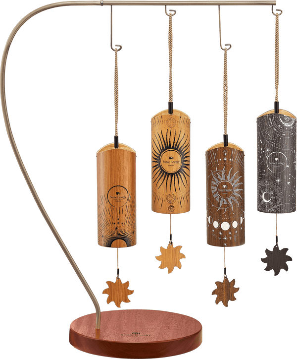 Meinl Sonic Energy 4 - Piece Cosmic Bamboo Chime Set with Stand - Soft Tones for Meditation & Sound Baths - Ev - Entz Music