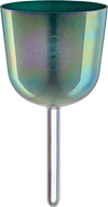 Meinl Sonic Energy 4.25" Essence Solfeggio Crystal Singing Bowl Fa 639 Hz - Indigo Blue, Includes Carrying Bag & Suede Mallet - Ev - Entz Music
