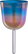 Meinl Sonic Energy 4.5" Essence Solfeggio Crystal Singing Bowl Mi 528 Hz - Sunrise Blue, Includes Carrying Bag & Suede Mallet - Ev - Entz Music