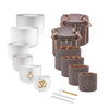 Meinl Sonic Energy 6 - piece Om Crystal Singing Bowl Set - Ev - Entz Music