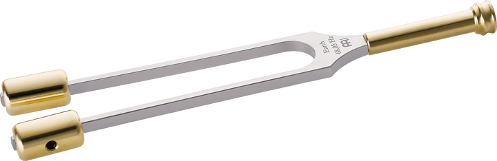 Meinl Sonic Energy Grounding Therapy Tuning Fork, Earth Year / Om 68.05 Hz - Nickel - Plated Steel, ECO BRASSÂ® Handle - Ev - Entz Music
