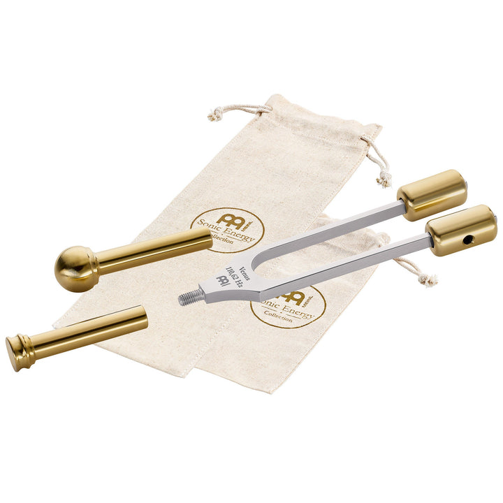 Meinl Sonic Energy Grounding Therapy Tuning Fork, Venus 110.62 Hz - Nickel - Plated Steel, ECO BRASSÂ® Handle - Ev - Entz Music