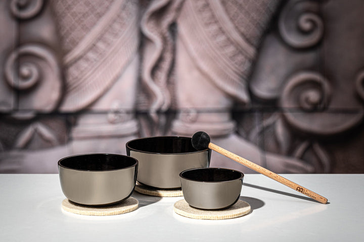 Meinl Sonic Energy Nagi Singing Bowl Set - 3 - Piece Meditation & Sound Healing Set - Ev - Entz Music