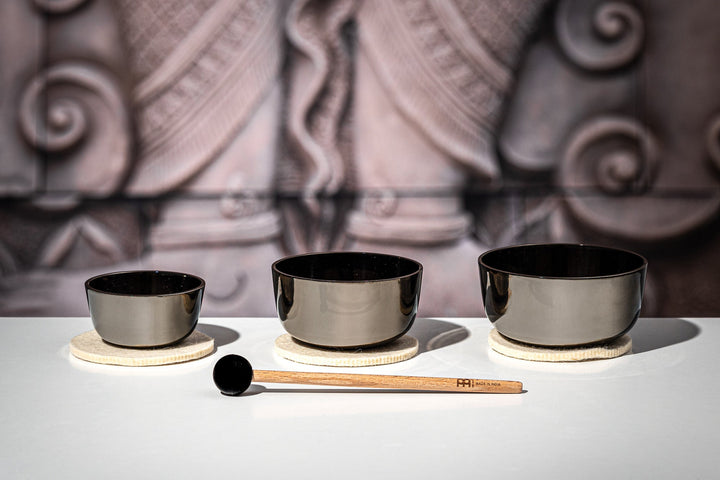 Meinl Sonic Energy Nagi Singing Bowl Set - 3 - Piece Meditation & Sound Healing Set - Ev - Entz Music