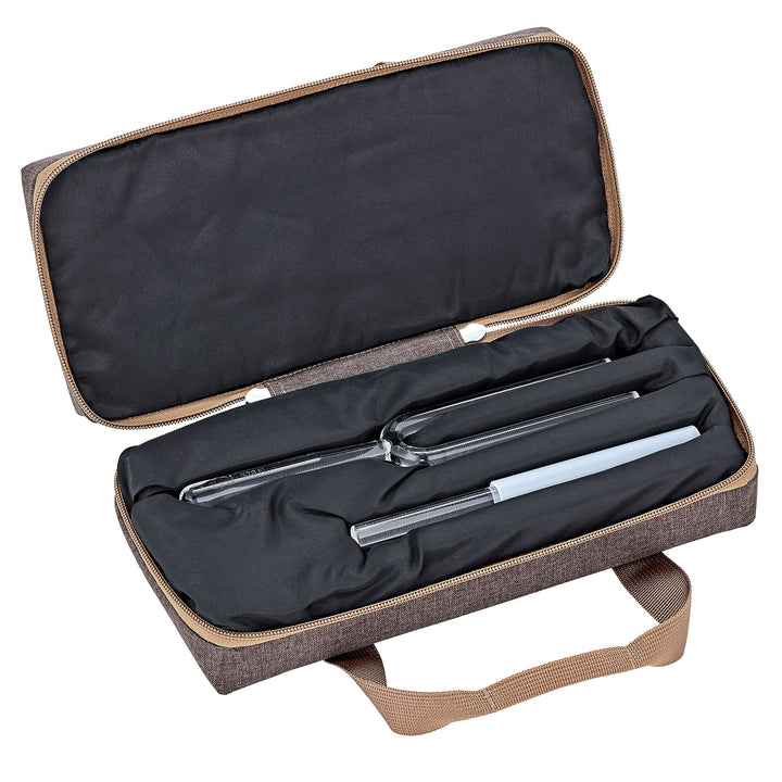 Meinl Sonic Energy Natural Pitch Crystal Tuning Fork 432 Hz - Includes Case and Crystal Rod for Meditation and Therapy - Ev - Entz Music