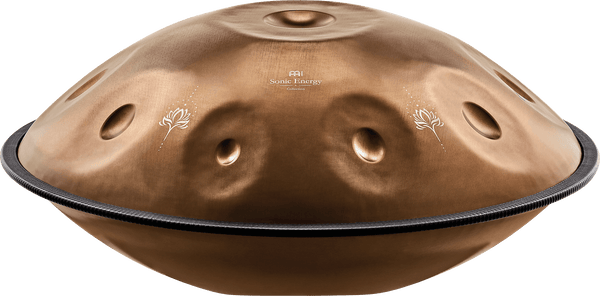 Meinl Sonic Energy Sensory Handpan, Stainless Steel, E La Sirena, 10 Notes, 432 Hz, Vintage Copper, Engraved Design - Ev - Entz Music