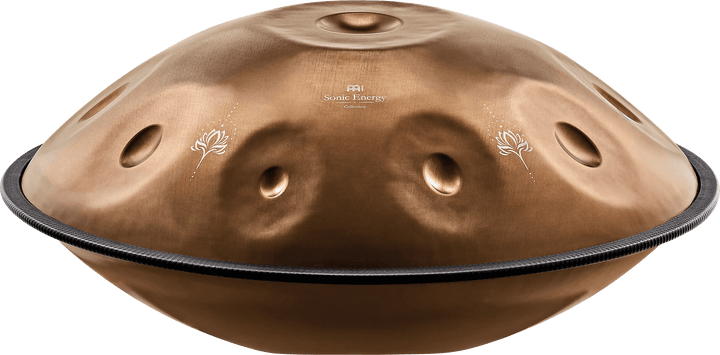 Meinl Sonic Energy Sensory Handpan, Stainless Steel, E La Sirena, 10 Notes, 432 Hz, Vintage Copper, Engraved Design - Ev - Entz Music