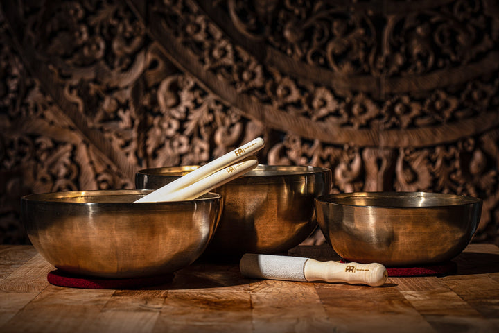 MEINL Sonic Energy Singing Bowl Set - ENERGY SERIES (3 Bowls) - Handcrafted for Sound Therapy - Ev - Entz Music