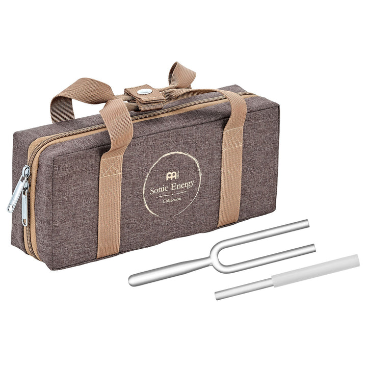 Meinl Sonic Energy Solfeggio Crystal Tuning Fork Mi 528 Hz / C5 - Includes Carrying Bag and Crystal Rod for Healing and Meditation - Ev - Entz Music
