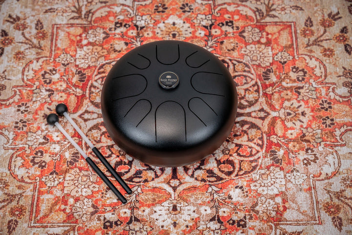 MEINL Sonic Energy Steel Tongue Drum Black - A Minor - Ev - Entz Music