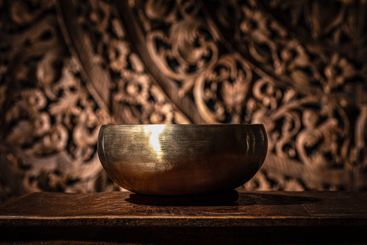MEINL Sonic Energy Synthesis Series Flower of Life Singing Bowl - 1000g - Ev - Entz Music