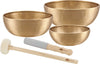Meinl Sonic Energy Therapy Series Singing Bowl Set - 5 - Piece Bronze Set with Mallets & Covers (SB - E - 3100) - Ev - Entz Music