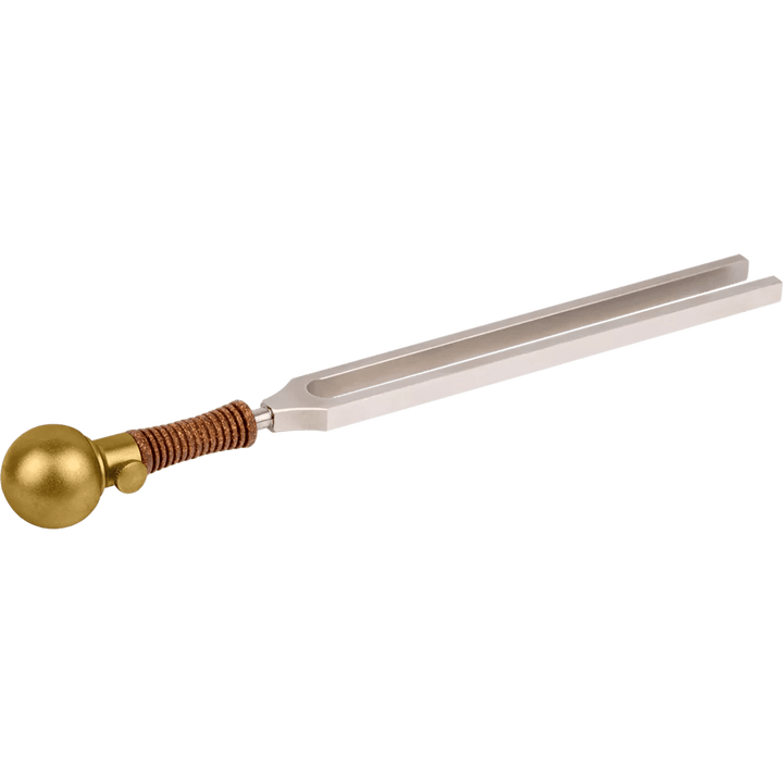 Meinl Sonic Energy Tuning Fork Vibration Foot – Round, Medium, 129g, Gold for Therapy & Massage (SKU: VF - RM) - Ev - Entz Music