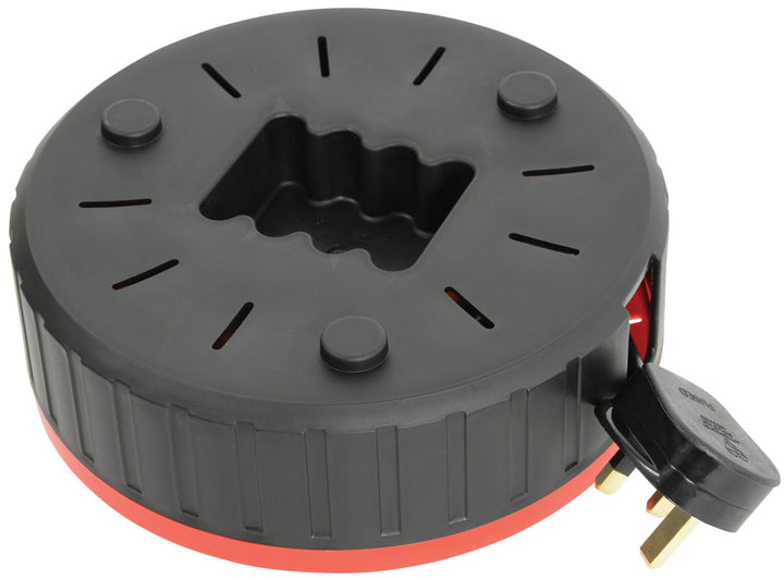 Mercury 4 - Gang Extension Reel with Thermal Cut - Out - 10m Heavy - Duty Cable Reel - Ev - Entz Music