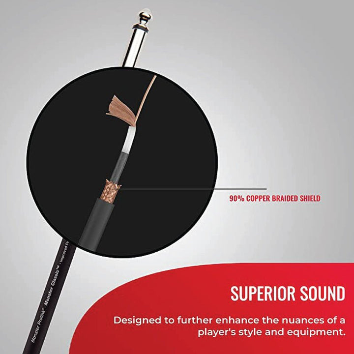 Monster Prolink® Classic Instrument Cable 21 Ft Straight - Straight - Ev - Entz Music