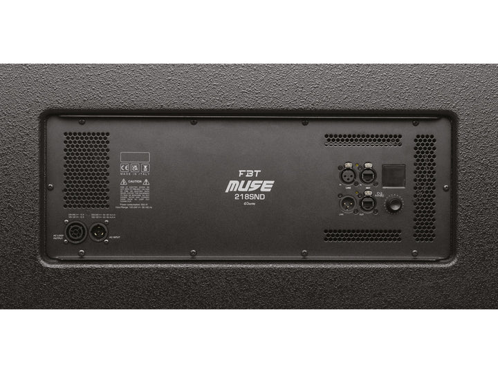 FBT MUSE 218SND Processed Bass Reflex Active Subwoofer - 2x18" - 4000Wrms - INFINITO Network - Dante - product image 3