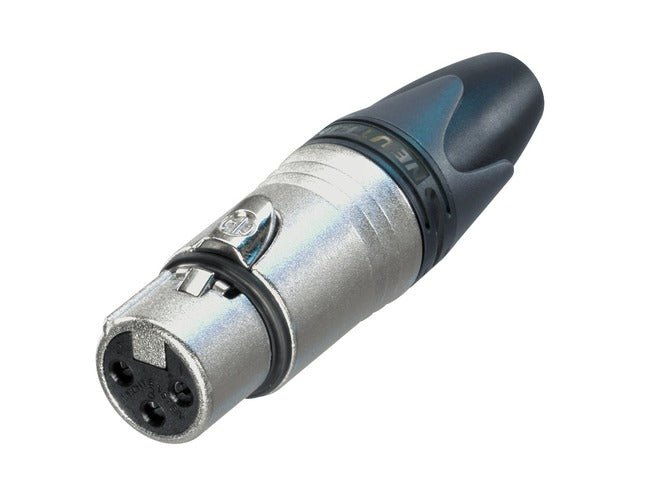 Neutrik NC3FXX 3 - Pole Female XLR Cable Connector – Nickel Housing, Silver Contacts - Ev - Entz Music