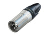 Neutrik NC3MXX 3 - Pole Male XLR Cable Connector – Nickel Housing, Silver Contacts - Ev - Entz Music