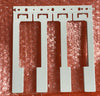 New Yamaha Key Assembly CEBG for PSR - E243, PSR - EW300, PSR - E363, PSR - EW310, YPT - 260, and Others – ZE3698I0 White Key - Ev - Entz Music