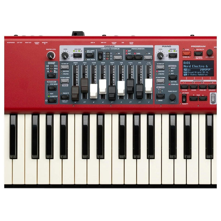 Nord Electro 6D 61 - Semi - Weighted Stage Keyboard with Organ, Piano & Synth Sections - Ev - Entz Music