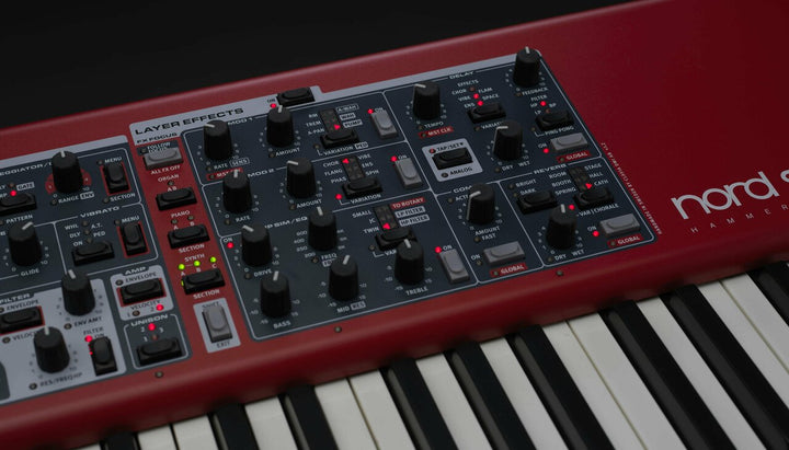 Nord Stage 4 88 - Professional Stage Keyboard with Advanced Synth, Organ & Effects - Ev - Entz Music