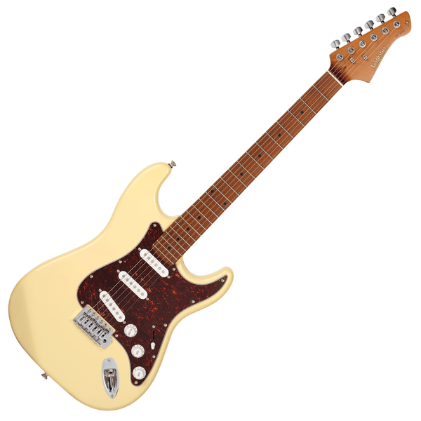 Northstar NS1VW Electric Guitar – Vintage White Gloss (NS1VW) | Classic Double Cutaway with Ceramic Pickups - Ev - Entz Music
