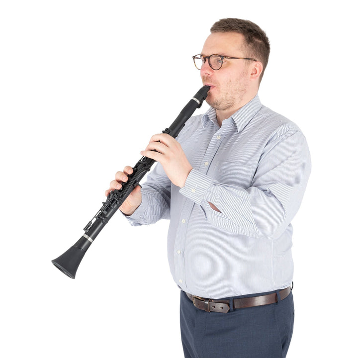 NUVOBand NB200 Bb Clarinet Outfit - Lightweight Plastic Student Clarinet - Ev - Entz Music