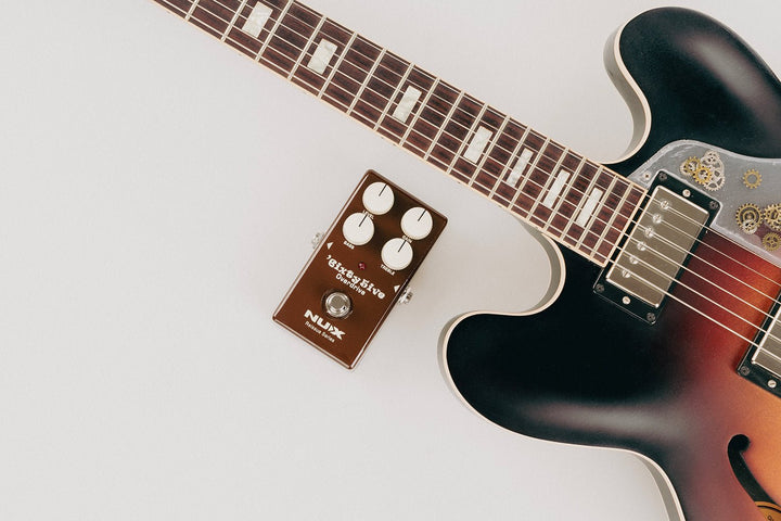 NUX 6ixty 5ive Overdrive Pedal – Classic 1960s Black Panel Amp Tones, All - Analog Circuit - Ev - Entz Music
