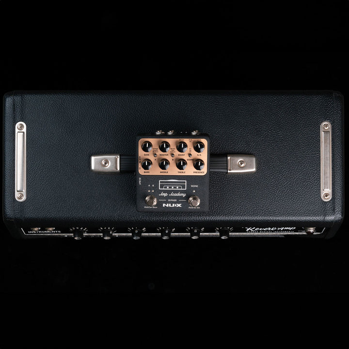 NUX Amp Academy Pedal – Compact Valve Amp Modeling with Customizable Tone and Recording Flexibility - Ev - Entz Music