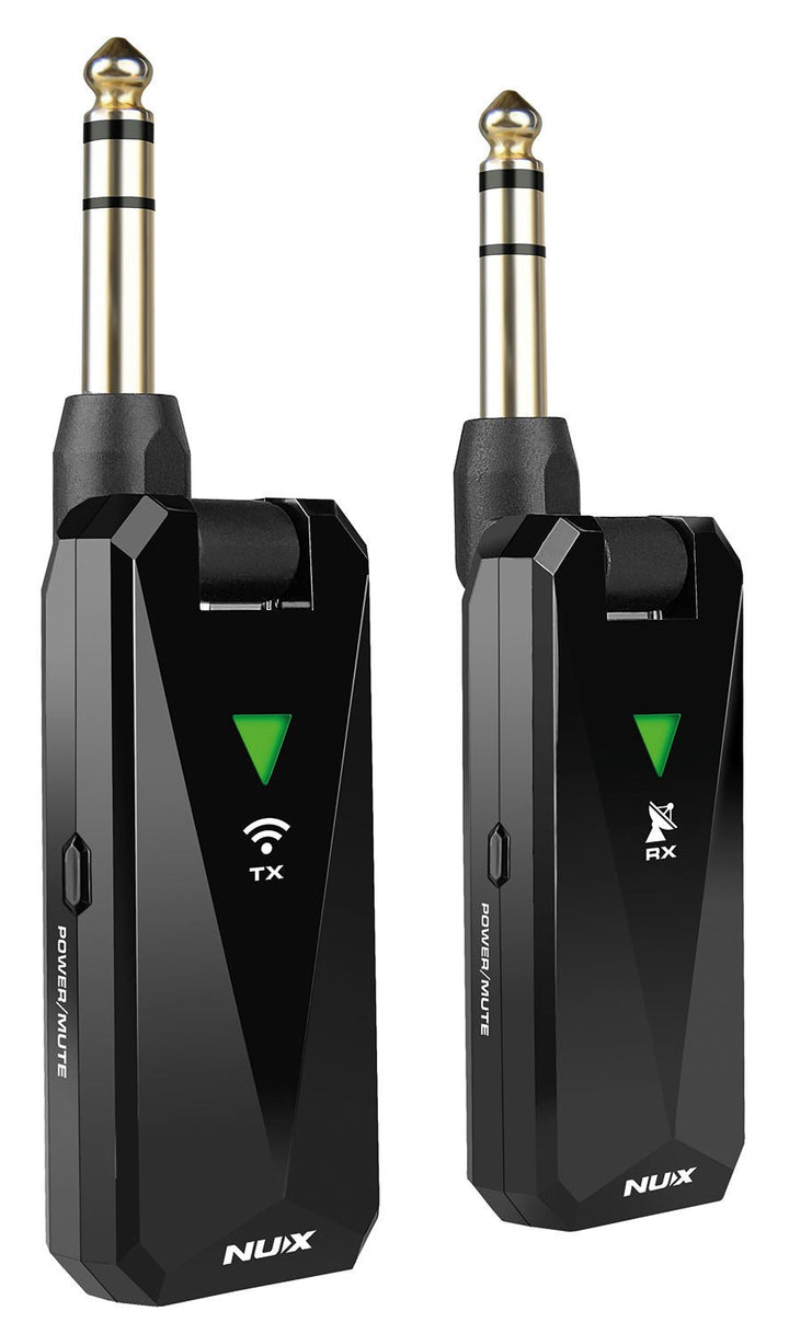 NUX B - 5RC Rechargeable Wireless Guitar System – 2.4GHz Digital Transmission with Low Latency, 30m Range, and Portable Power Case - Ev - Entz Music