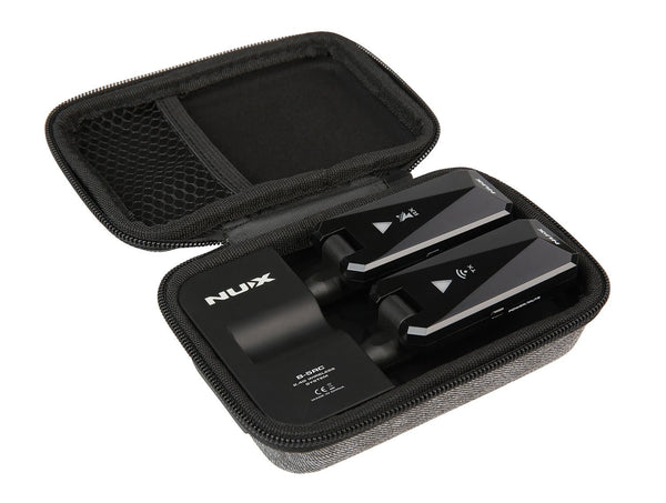 NUX B - 5RC Rechargeable Wireless Guitar System – 2.4GHz Digital Transmission with Low Latency, 30m Range, and Portable Power Case - Ev - Entz Music