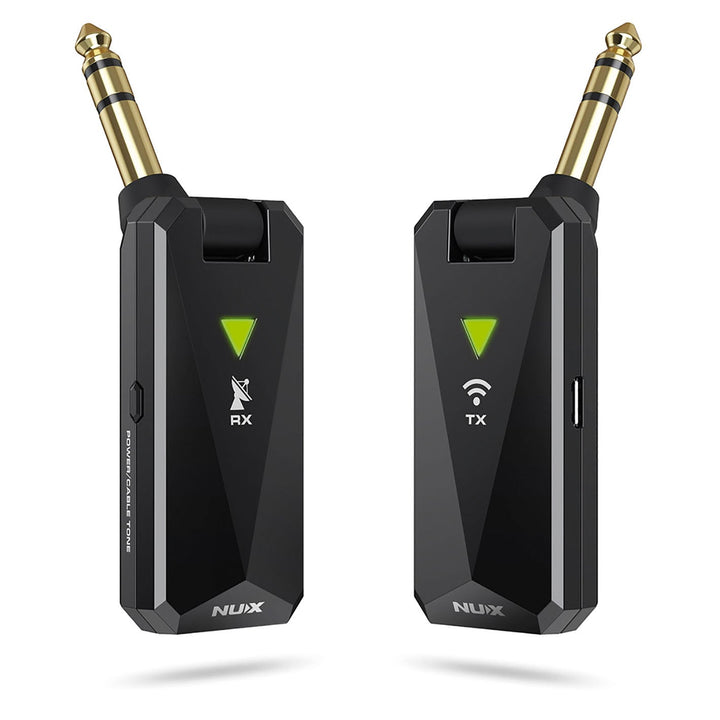 NUX B - 5RC Rechargeable Wireless Guitar System – 2.4GHz Digital Transmission with Low Latency, 30m Range, and Portable Power Case - Ev - Entz Music