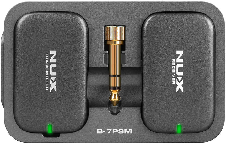 NUX B - 7PSM Wireless Personal Monitoring System – 5.8GHz with Charging Case, for In - Ear Monitors & Headphones (16 - 32 Ohms) - Ev - Entz Music