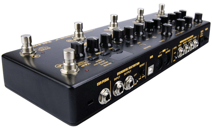 NUX Cerberus Guitar Effect Pedal - Multi - Effect Processor with Analog Preamp, Drive, Delay, Reverb, and Full MIDI Control - Ev - Entz Music