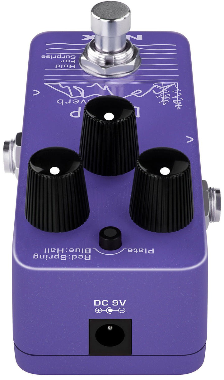 NUX Damp Digital Reverb Pedal - Compact Reverb with Spring, Plate, and Hall Modes, Shimmer and Freeze Effects - Ev - Entz Music