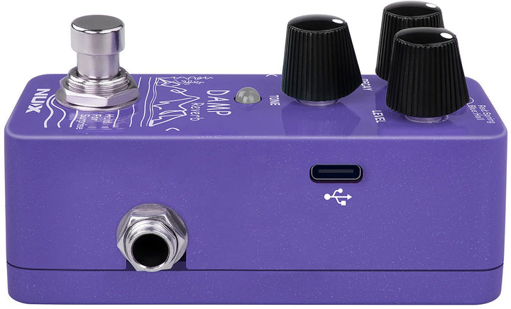 NUX Damp Digital Reverb Pedal - Compact Reverb with Spring, Plate, and Hall Modes, Shimmer and Freeze Effects - Ev - Entz Music