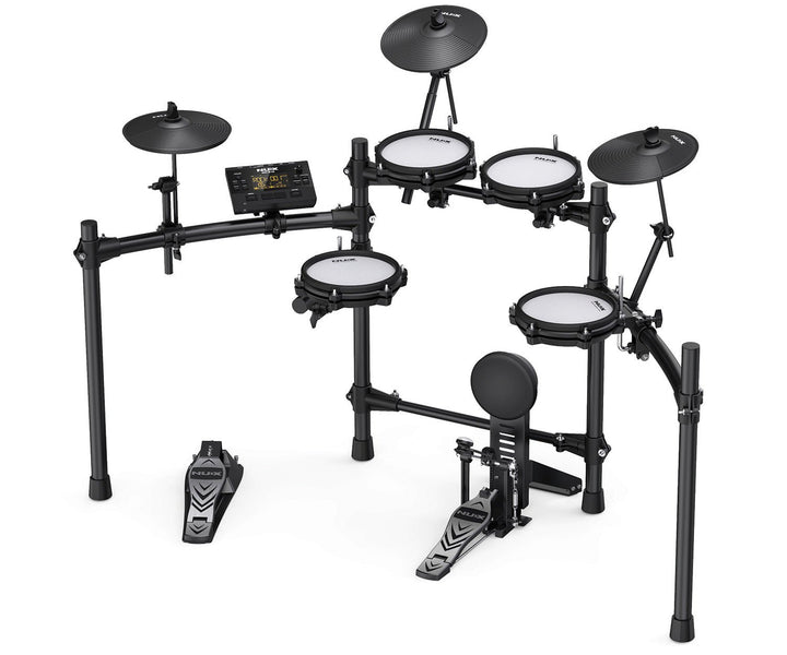 NUX DM - 210 Digital Drum Kit - Complete Electronic Drum Kit with Mesh Pads, Dual - Zone Triggers, and Bluetooth Connectivity - Ev - Entz Music