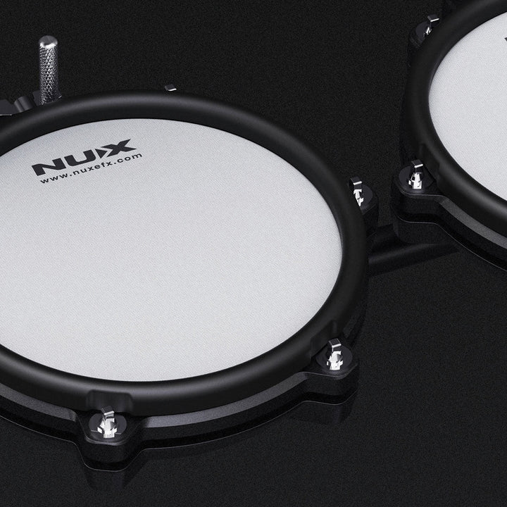 NUX DM - 210 Digital Drum Kit - Complete Electronic Drum Kit with Mesh Pads, Dual - Zone Triggers, and Bluetooth Connectivity - Ev - Entz Music