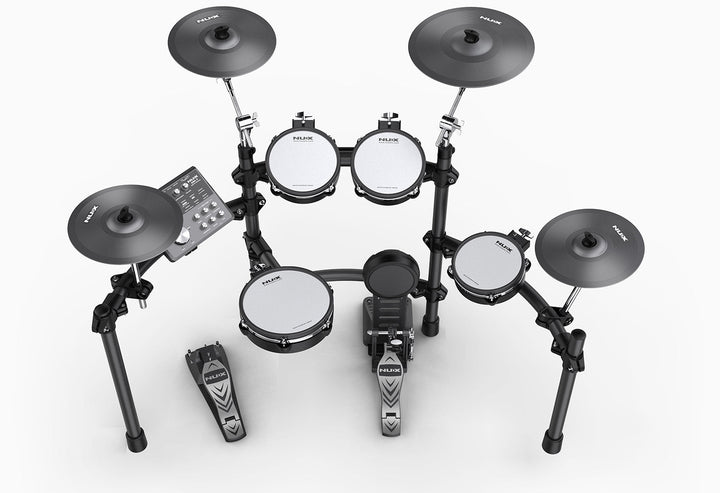 NUX DM - 7X Digital Drum Kit - High - End Electronic Drum Set with Remo Mesh Heads and Multi - Zone Triggering - Ev - Entz Music