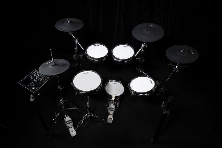 NUX DM - 8 Digital Drum Kit - Flagship Electronic Drum Set with Remo Mesh Heads, Multi - Zone Cymbals, and Advanced Sound Module - Ev - Entz Music