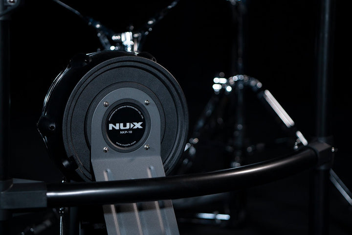 NUX DM - 8 Digital Drum Kit - Flagship Electronic Drum Set with Remo Mesh Heads, Multi - Zone Cymbals, and Advanced Sound Module - Ev - Entz Music