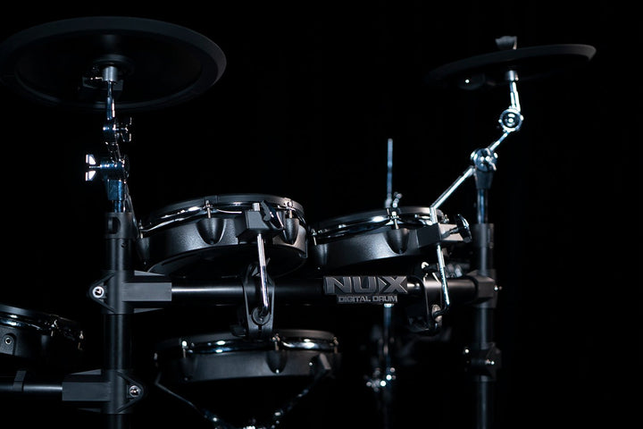 NUX DM - 8 Digital Drum Kit - Flagship Electronic Drum Set with Remo Mesh Heads, Multi - Zone Cymbals, and Advanced Sound Module - Ev - Entz Music
