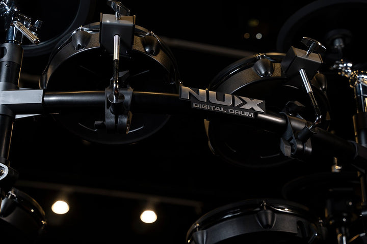 NUX DM - 8 Digital Drum Kit - Flagship Electronic Drum Set with Remo Mesh Heads, Multi - Zone Cymbals, and Advanced Sound Module - Ev - Entz Music