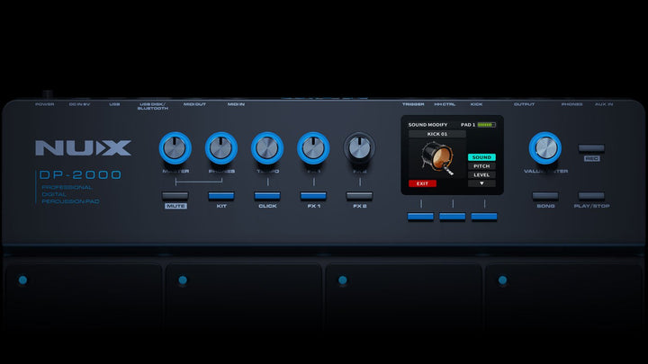 NUX DP - 2000 Digital Percussion Pad - Ev - Entz Music