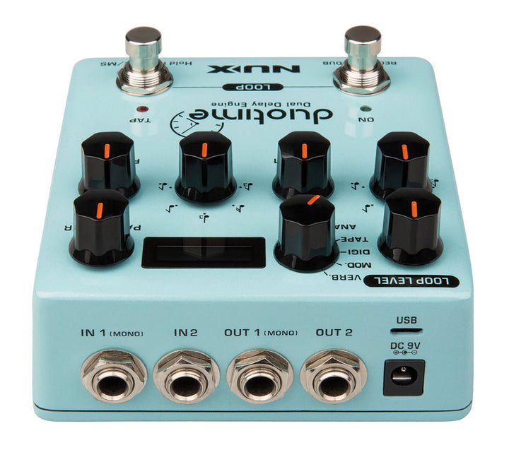 NUX Duo Time Dual Delay Pedal - Ev - Entz Music