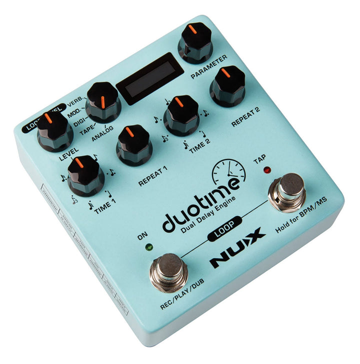 NUX Duo Time Dual Delay Pedal - Ev - Entz Music