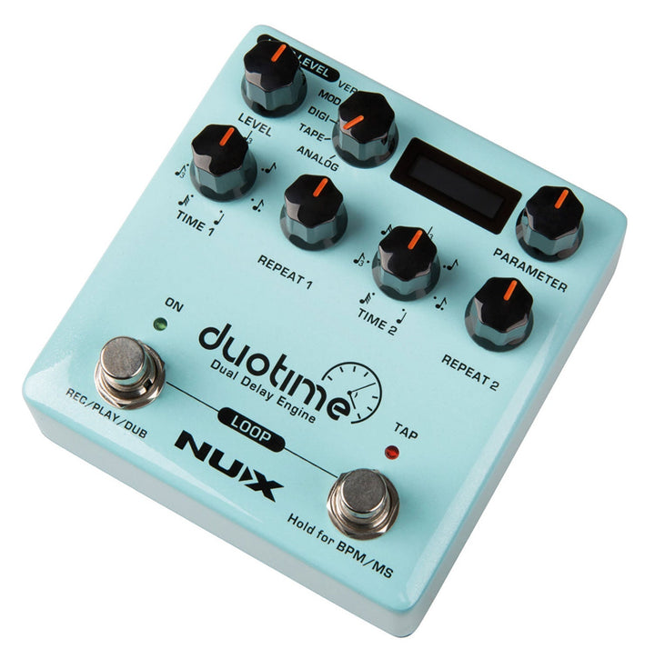 NUX Duo Time Dual Delay Pedal - Ev - Entz Music