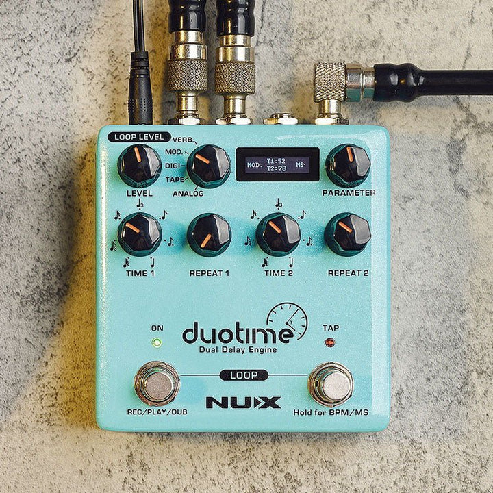 NUX Duo Time Dual Delay Pedal - Ev - Entz Music