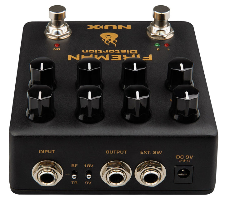 NUX Fireman Dual Distortion Pedal - Ev - Entz Music