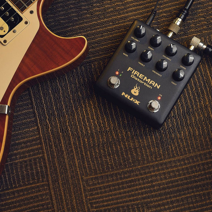 NUX Fireman Dual Distortion Pedal - Ev - Entz Music